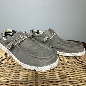 Hey Dudes Wally Stretch Beige Mens Size 11